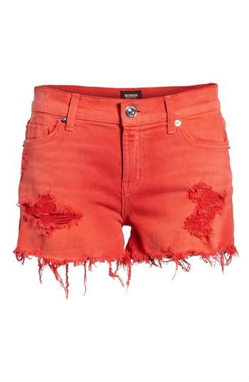 Women's Hudson Jeans Kenzie Cutoff Jean Shorts - Red