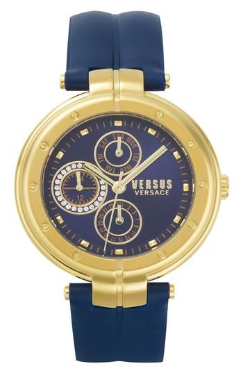 Women's Versus By Versace Bellville Leather Strap Watch, 38mm