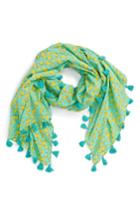 Women's San Diego Hat Fruit Tassel Scarf