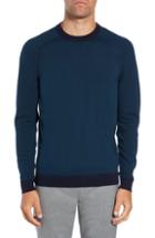 Men's Ted Baker London Juscott Raglan Sweater (m) - Blue/green