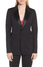 Women's Lewit Tuxedo Detail Wool Suit Jacket