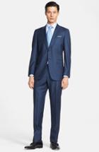 Men's Canali Classic Fit Stripe Wool Suit
