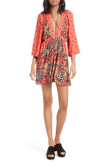 Women's Free People Tilla Minidress - Red