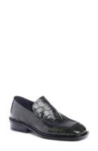 Women's Dries Van Noten Croc Embossed Loafer Us / 36eu - Green