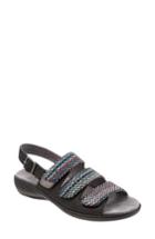 Women's Trotters Kendra Strappy Slingback Sandal .5 N - Black