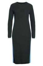 Women's Tory Sport Double Stripe Cashmere Blend Sweater Dress - Green