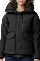 Women's Canada Goose Deep Cove Arctic Tech Water Resistant 625 Fill Power Down Bomber Jacket, Size - Black