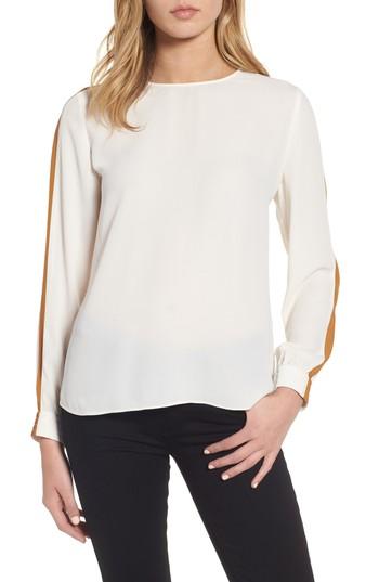 Women's Trouve Stripe Track Top - White