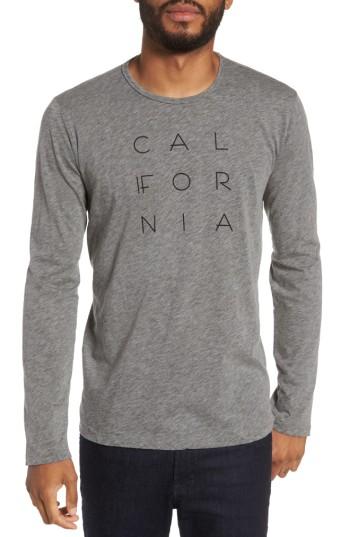 Men's Velvet By Graham & Spencer California Graphic Long-sleeve T-shirt - Grey