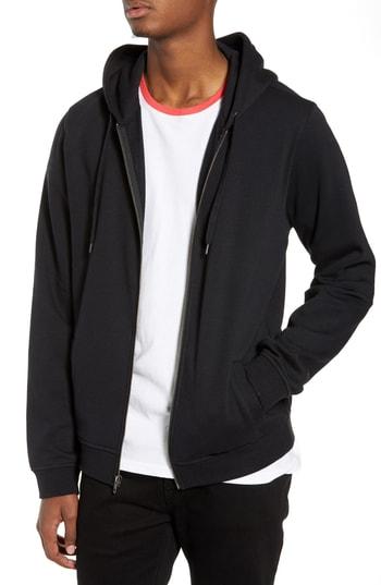 Men's The Rail Full Zip Hoodie - Black