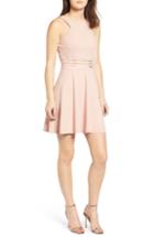 Women's Lazaro Sparkle Plaid Strapless Gown, Size - Ivory