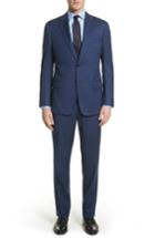 Men's Emporio Armani G Line Trim Fit Check Wool Suit