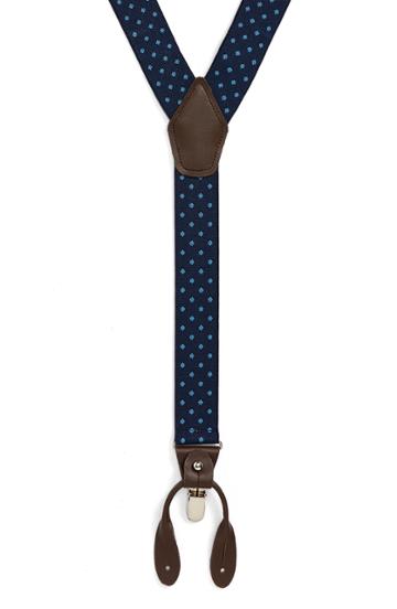 Men's Nordstrom Men's Shop Woven Dot Suspenders