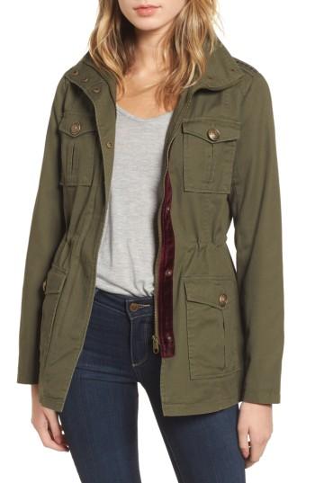Women's Steve Madden Military Jacket - Green