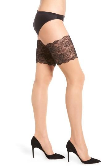 Women's Wolford Lace Stockings - Beige