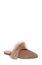 Women's Joe's Angelique Faux Fur Mule M - Brown