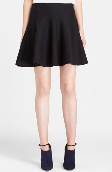 Mcginn 'kalia' Knit Circle Skirt Black