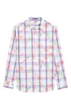 Men's Tommy Bahama Vedado Regular Fit Plaid Sport Shirt, Size - White