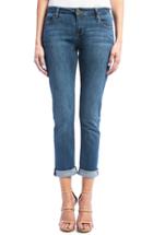Women's Liverpool Jeans Company Peyton Slim Stretch Crop Boyfriend Jeans - Blue