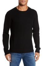 Men's Ag Deklyn Slim Fit Merino & Cashmere Sweatshirt - Black