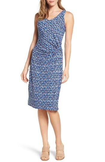 Women's Nic+zoe Triangle Tiles Sheath Dress - Blue