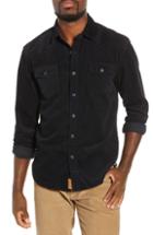 Men's Nifty Genius Truman Regular Fit Corduroy Western Shirt - Blue