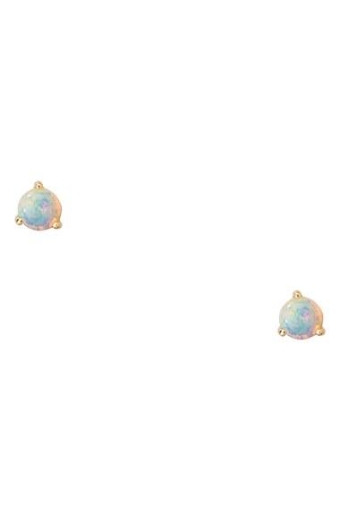 Women's Wwake Large Opal Stud Earrings