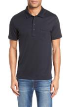 Men's Billy Reid Smith Slim Fit Polo - Blue