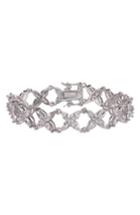 Women's Nina Floral Marquis Cubic Zirconia Link Bracelet