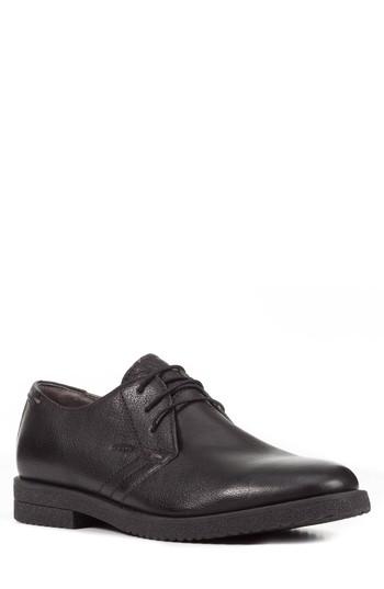 Men's Geox Brandled Plain Toe Derby Us / 41eu - Black