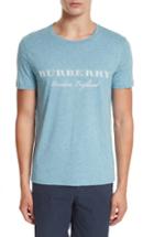 Men's Burberry Martford Crewneck T-shirt - Blue