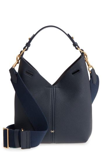 Anya Hindmarch Build A Bag Mini Leather Base Bag - Blue