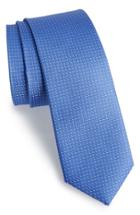 Men's Calibrate Dot Silk Tie, Size - Blue
