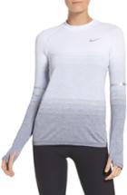 Women's Nike Breathe Running Top - Grey