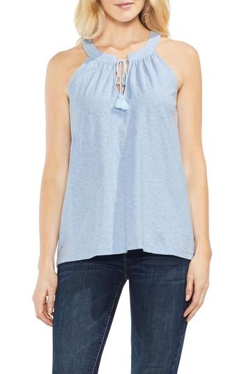 Women's Vince Camuto Keyhole Neck Tank Top - Blue