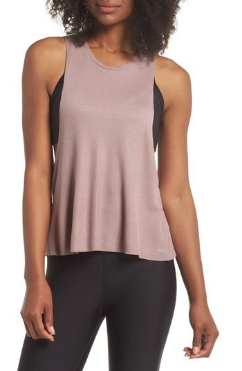 Women's Alo Flow Tank Thermal - Pink
