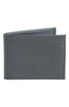 Men's Shinola Slim Bifold Leather Wallet - Blue