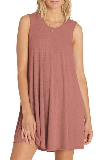 Women's Billabong Knockout Swing Dress - Pink