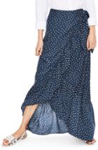 Women's Boden Maxi Wrap Skirt - Blue