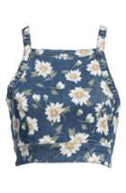 Women's Show Me Your Mumu Fawcett Crop Top - Blue