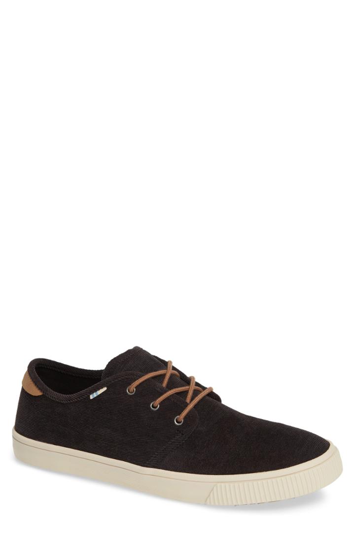 Men's Toms Carlo Sneaker .5 M - Black