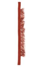 Women's Dries Van Noten Ostrich Feather Trim Cashmere Scarf, Size - Metallic