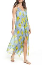 Women's Pool To Party Beach To Street Cover-up Dress, Size - Blue
