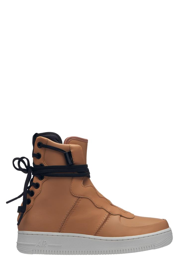Women's Nike Air Force 1 Rebel Xx High Top Sneaker M - Brown