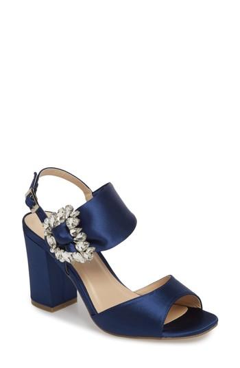 Women's Pink Paradox London Manhattan Embellished Sandal M - Blue
