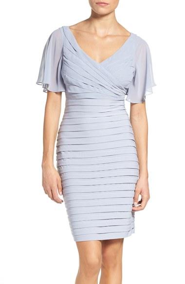 Women's Adrianna Papell Pleat Sheath Dress