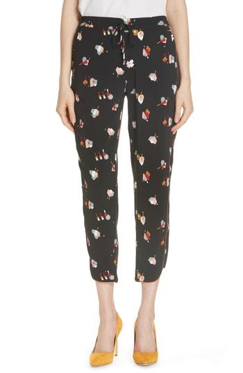 Women's Ted Baker London Flisie Colour By Numbers Floral Print Jogger Pants