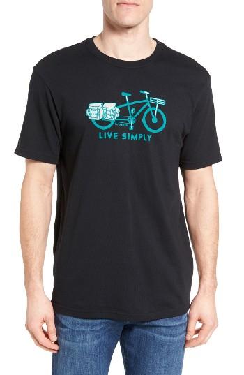Men's Patagonia Live Simply Graphic T-shirt - Black