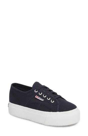 Women's Superga 'acot Linea' Sneaker Us / 35eu - Blue