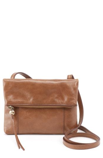 Hobo Sparrow Foldover Crossbody Bag - Brown